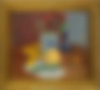 Nature morte med blommor och frukter (preview)