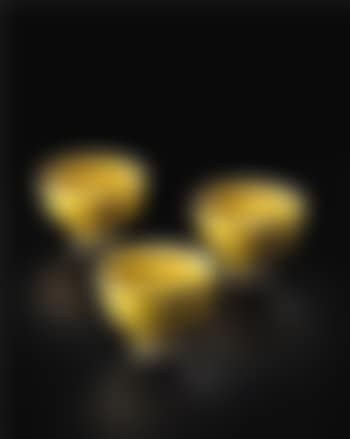 Set of three small yellow bowls (preview)