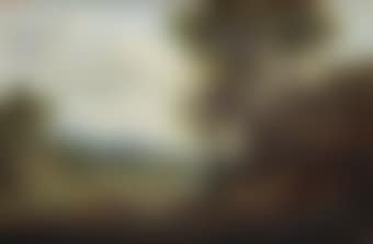A rocky landscape with shepherds and their cattle (preview)