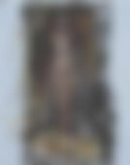 Figure debout sur fond bleu (preview)
