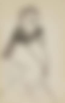 Elegant woman (recto); A woman en profil (verso) (preview)