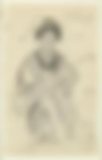A group of four drawings, Japanese geishas (preview)
