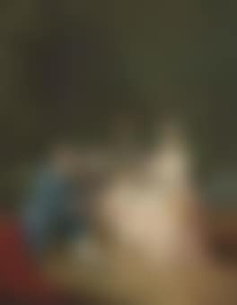 Group portrait of a family, seated at a table, in an interior (preview)