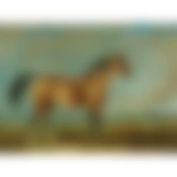 The Marquess Of Londonderry's Arabian Stallion In a Landscape (preview)