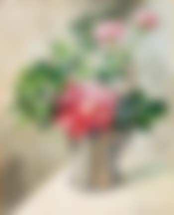 Still life with roses and gypsophila (preview)