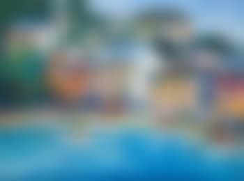A seaside village overlooking a bay (preview)
