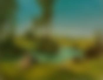 Flusslandschaft im Schwarzwald mit Mutter und Kind (preview)
