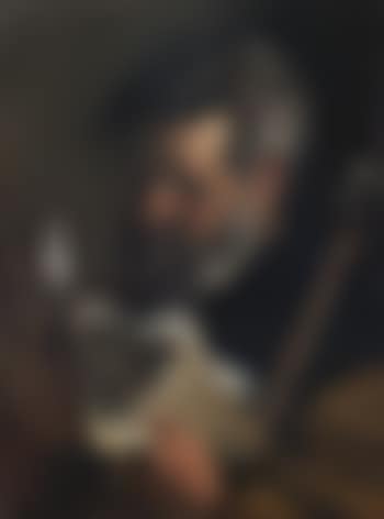 Saint Joseph Reading a Book And Holding a Flowering Staff (preview)