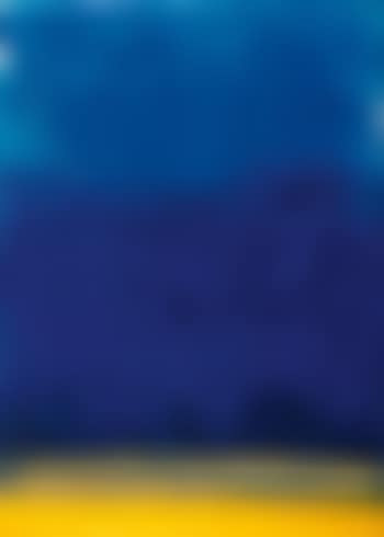 Ohne Titel (Landschaft in Tiefblau und Gelb) (preview)