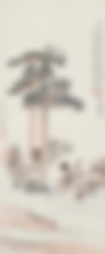 Beauty Under Pine Tree by Li Qiujun (preview)
