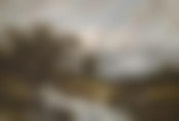 Flusslandschaft bei aufkommendem Unwetter (preview)