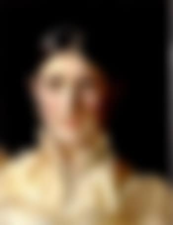 Portrait of Anna Holst in a yellow dress (preview)