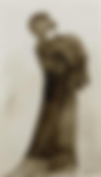 Elegante Dame im Pelzmantel (preview)