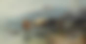 Cattle watering in a mountainous landscape (preview)