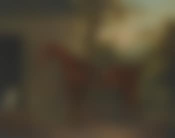 Portrait Of Mr. Yarburgh's Chestnut Hunter Little John With a Terrier Beside a Stable (preview)