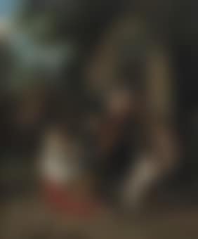 A violin player and other figures merrymaking outside an inn (preview)
