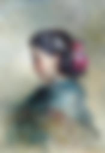 Rosensmyckad skönhet i profil (preview)