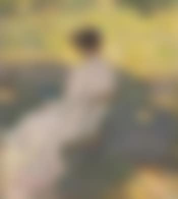 Jeune Femme Assise dans le Jardin (preview)