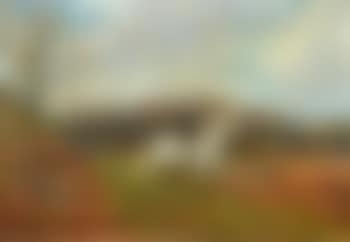 Mrs Everard riding a grey on the Beacon, Leiscestershire (preview)