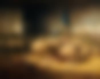 Moutons dans la bergerie [Sheep in a stable] (preview)