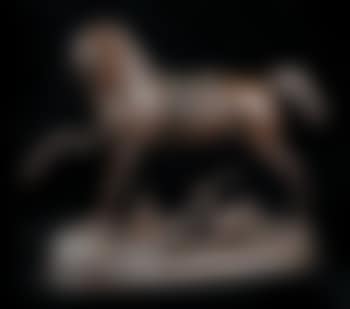 Cheval 'Angelo' surpris par un chien (preview)