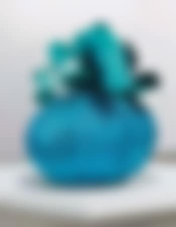 Baroque Egg With Bow (Blue/Turquoise) (preview)