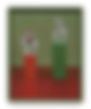 Two Crystals, Red, Green (Green) (preview)