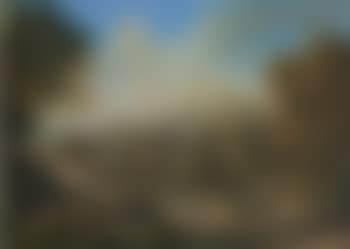 An Arcadian landscape with a burning city on a cliff beyond and shepherds resting in the foreground (preview)