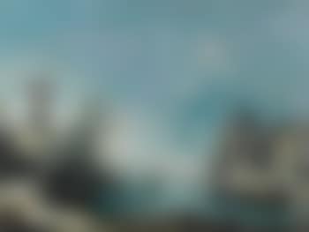A Capriccio Coastal View With Elegant Buildings, a Bridge In The Distance, And Figures On Loaded Boats In The Foreground (preview)