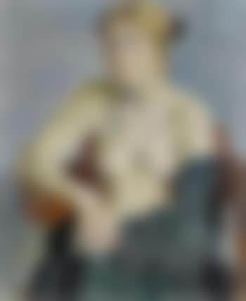 Sitzender weiblicher Halbakt (preview)