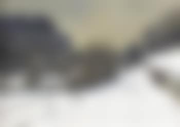 Edinburgh castle and Princes Street Gardens in the snow (preview)