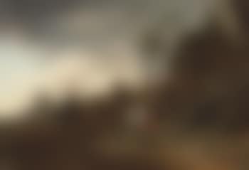 A wooded landscape with a traveller on horseback, a milkmaid and peasants by a cottage, an elegant couple and a carriage beyond (preview)