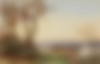 Panoramic landscape, sunset (preview)