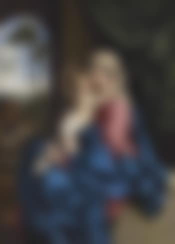 The Madonna and Child embracing in an interior, a landscape with Saint Joseph (preview)
