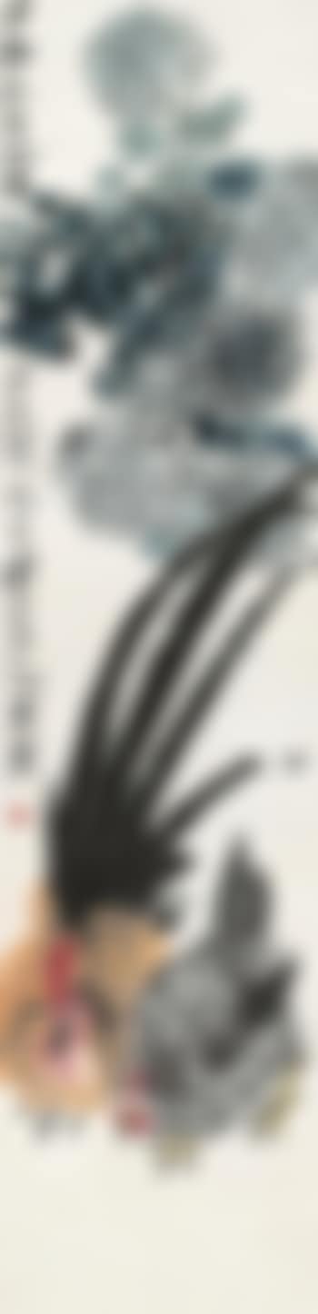 Roosters And Chrysanthemums (preview)