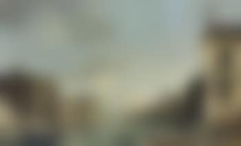 The Grand Canal, Venice, looking east from the Campo San Vio, with the dome of Santa Maria della Salute and the Punta della Dogana (preview)