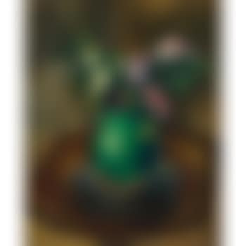 Still life of lilacs in a green jug (preview)