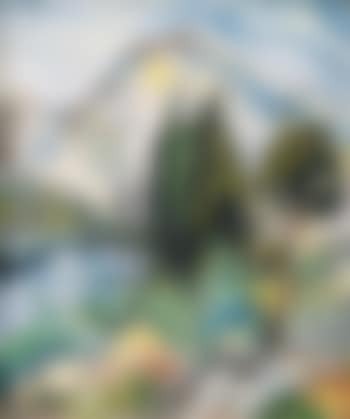 Landschaft mit Zypressen (preview)