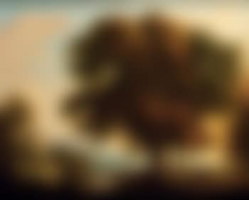 Paysage de ruines et vaches (preview)