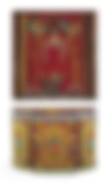 Altar-piece: Painted Sideboard And Copy Of An 11th Century Catalan Tempera Panel (preview)
