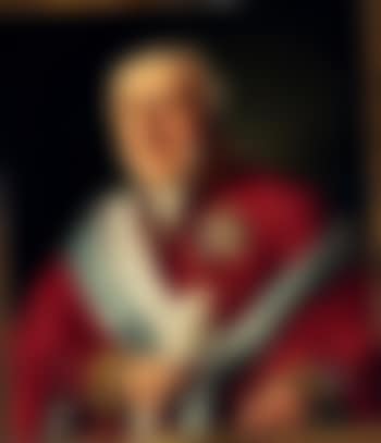Portrait of Anker Vilhelm Frederik Bornemann (1763-1854) draped in his red official robe with blue edging (preview)