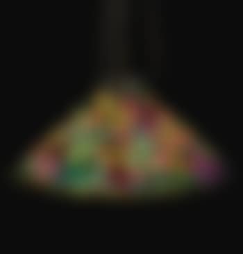 A Superb And Rare "Trumpet Creeper" Chandelier (preview)