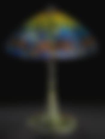 A Superb And Rare Dragonfly Table Lamp (preview)