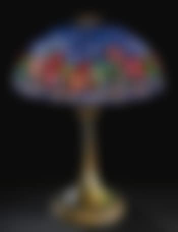 A Fine "Banded Dogwood" Table Lamp (preview)