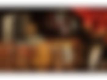 Grosses Vanitasstillben mit Violine, Notenbuch, Blumenvase sowie auf einem Buch Aufliegender Schädel (preview)