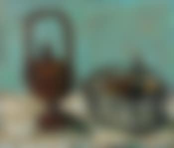 Nature morte au compotier et corbeille de fruits (preview)