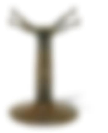 A Tiffany Studios patinated bronze candlestick (preview)