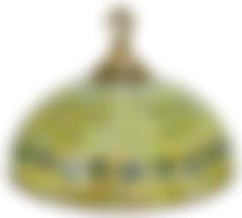 A Tiffany Studios leaded glass and patinated bronze Acorn chandelier shade (preview)