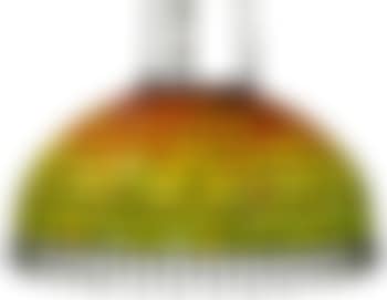 A Tiffany Studios Favrile glass and patinated bronze Trefoil border hanging lamp (preview)