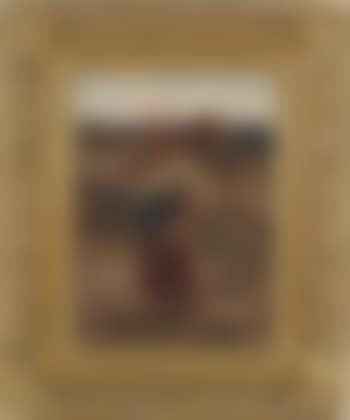 Landscape with a peasant woman gathering hay (preview)